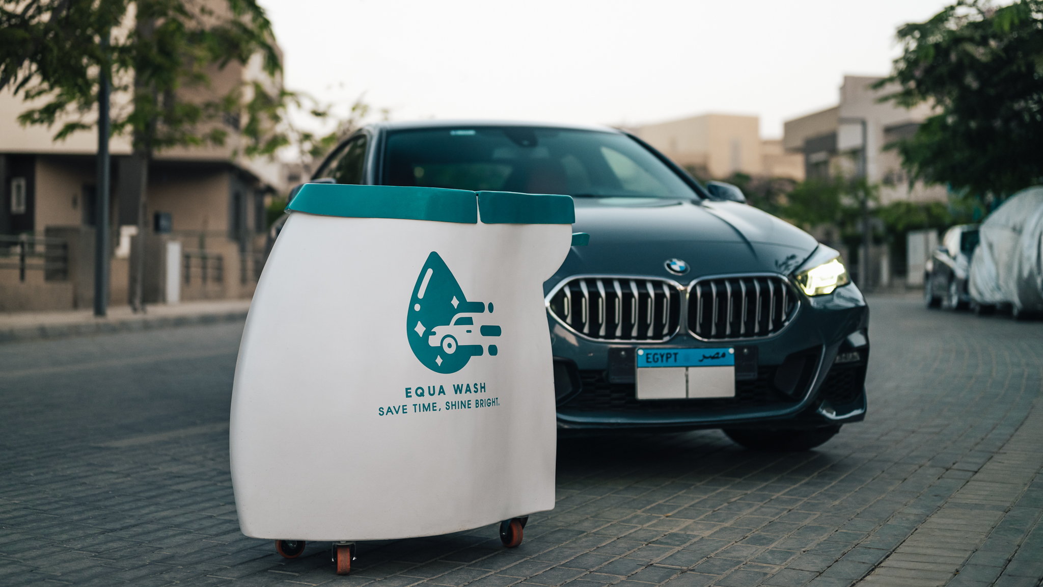 Equa Wash operating at a residential location
